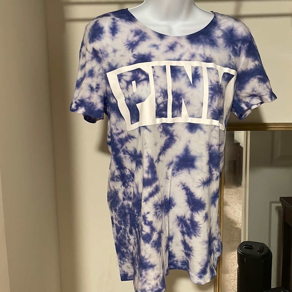 Pink tie dye shirt